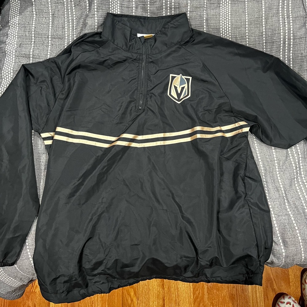 Vegas Golden Knights Black and Gold Pullover Jacket